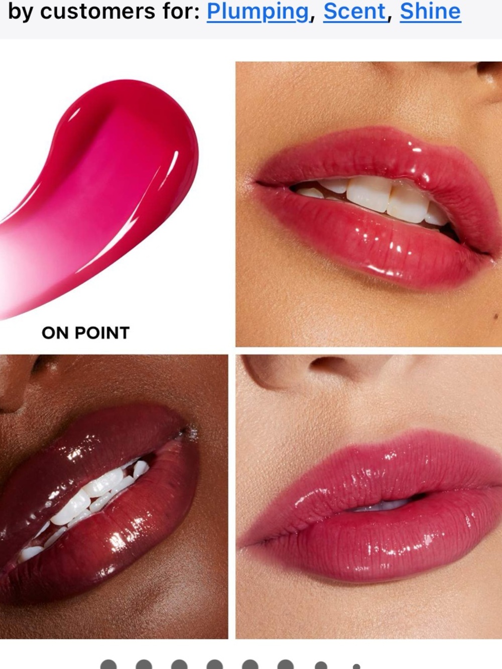 Too Faced on point Lip Injection Extreme Plumping Clicks Lip Gloss